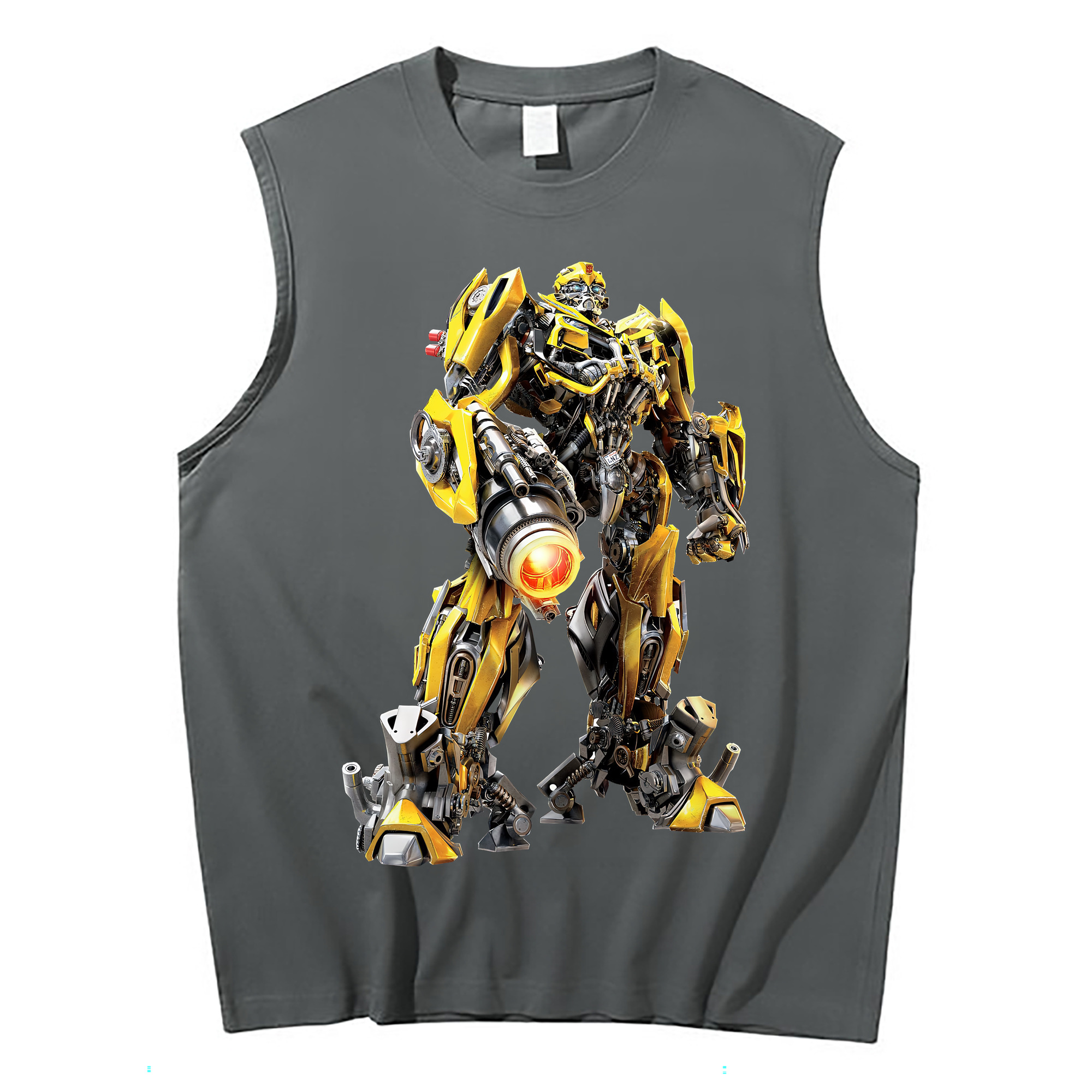 （画像用） Transformers トランスフォーマー コットン100％タンクトップ（フロントプリント）